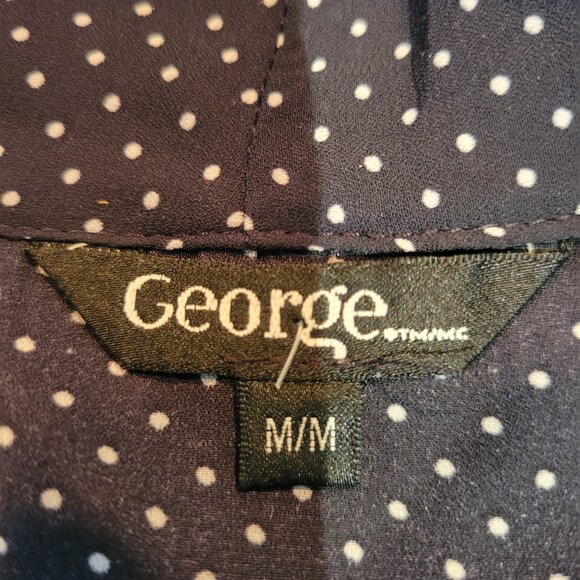 George black and white's polka dotted top - Picture 3 of 5